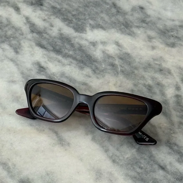Khaite X Oliver Peoples 1983c in red from Poshmark
