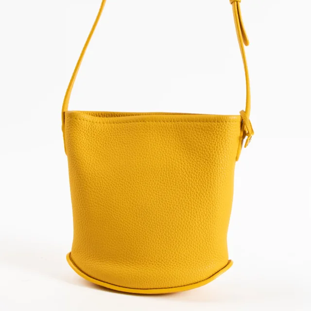 Delvaux Safran Taurillon Soft Pin Mini Bag in Leather from Labellov, photo 4 of 5