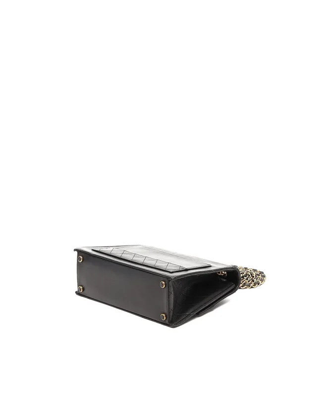 Chanel CC Trapezoid Flap Bag in Woven leather from A Retro Tale, photo 5 of 10