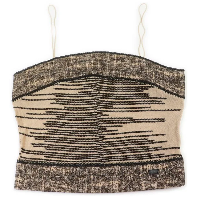 Chanel Medium P21211W03148 Beige Camisole Tank Top Blouse Shirt in Beige from Bagriculture
