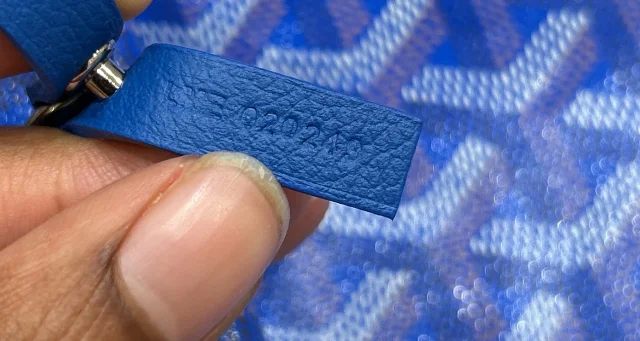 Goyard Boheme Hobo Coated Canvas in blue Coated canvas from Rebag, photo 7 of 7