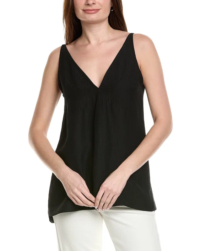 Proenza Schouler White Label Mitchell Linen-Blend Top, image 1 of 1 from Gilt