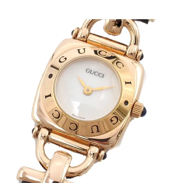 Gucci Horsebit White Leather Watch Quartz in White Leather from The Reluxe