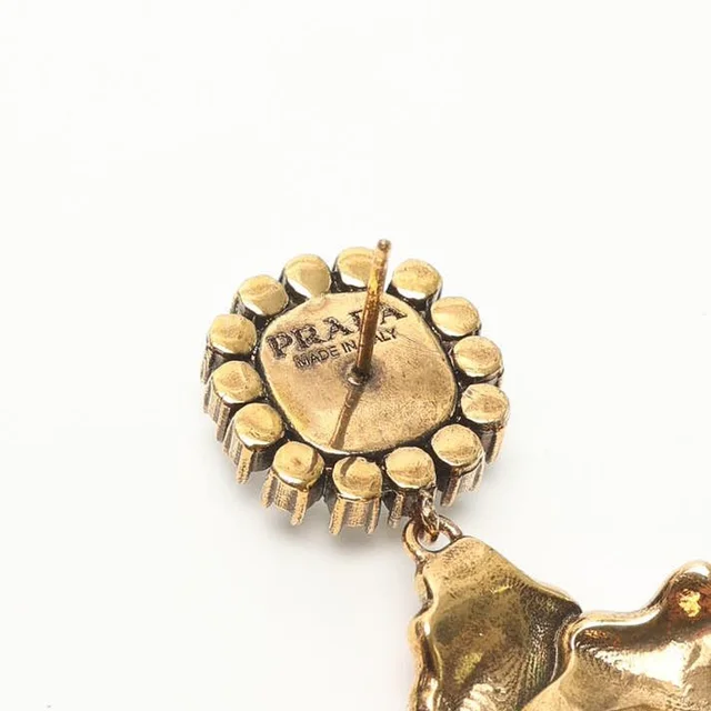 Prada Flower Rhinestone Earrings from A Retro Tale, photo 5 of 6