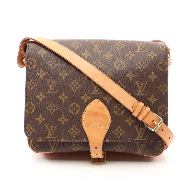 Louis Vuitton Shoulder Bag Cartouchiere GM Canvas Leather in Canvas from The Reluxe