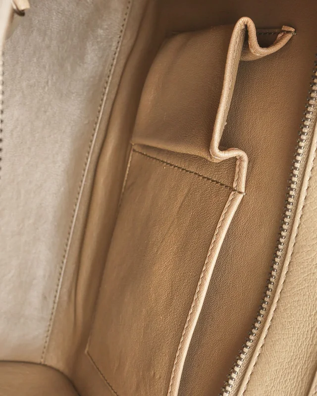 Celine Micro Luggage Tote Bag in Leather from A Retro Tale, photo 12 of 14