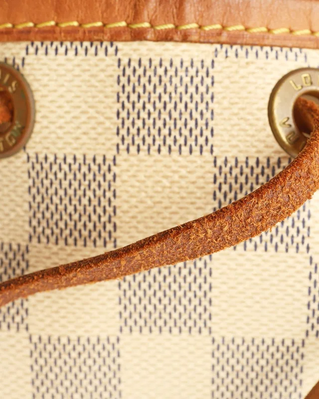 Louis Vuitton Damier Azur Noé BB Bag in Canvas from A Retro Tale, photo 6 of 10