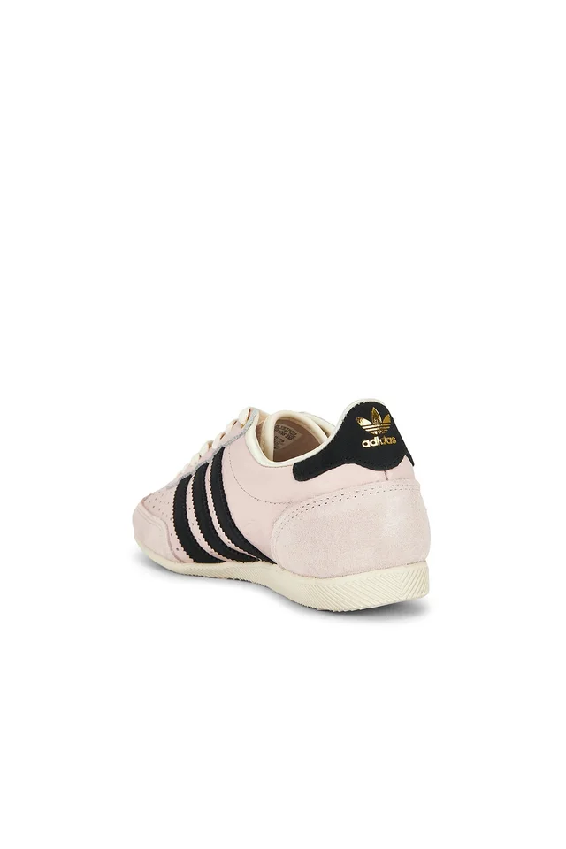 adidas Originals Japan Sneaker in Sand Pink, Core Black & Gold Metallic, photo 3 of 6 from REVOLVE (Canada)