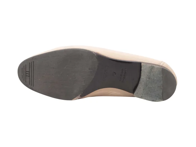 & Black Hermes Royal H Loafers Size 37 in Beige Patent leather from Designer Revival, photo 5 of 5