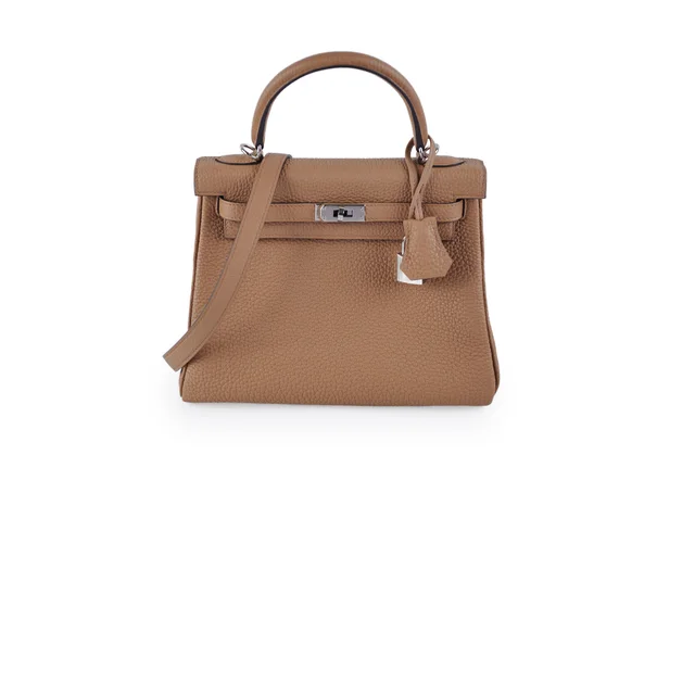 Hermès Kelly 25 Togo Chai - Stamp U in Togo leather from The Purse Affair