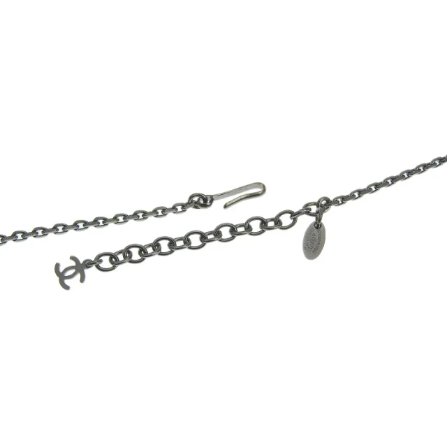 Chanel Logo Necklace 45cm in Silver Stainless from LuxUness, photo 4 of 6