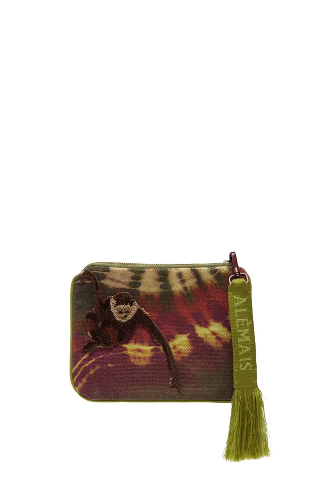 2504 - RESORT 26 SAFI TEXTURED PATCH ZIP POUCH from Alemais, photo 1 of 1