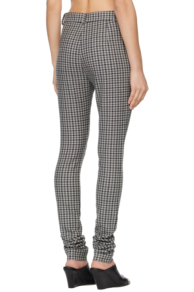 Acne Studios Gray Wool Leggings, photo 3 of 4 from SSENSE