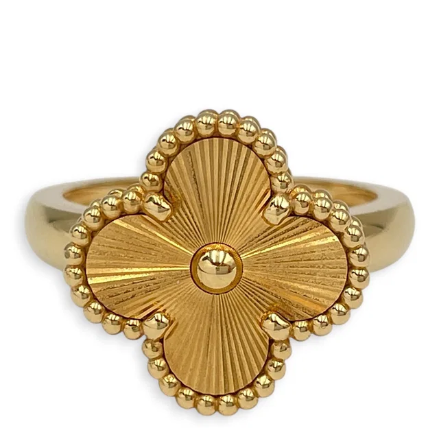Van Cleef & Arpels Vintage Alhambra 55 Ring from LuxLexicon