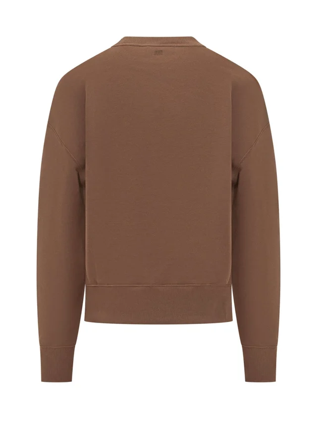 Ami Paris Ami De Coeur Logo Embossed Sweatshirt, photo 3 of 4 from SENSER