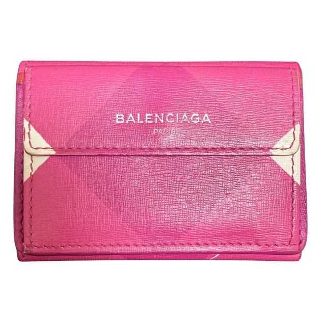 Balenciaga Papier Tri-fold Wallet in Leather from LuxUness