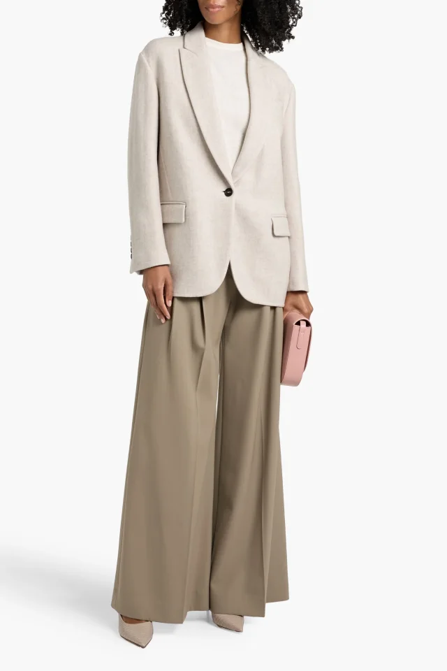 Brunello Cucinelli Cashmere and Cotton-Blend Blazer, photo 5 of 7 from THE OUTNET
