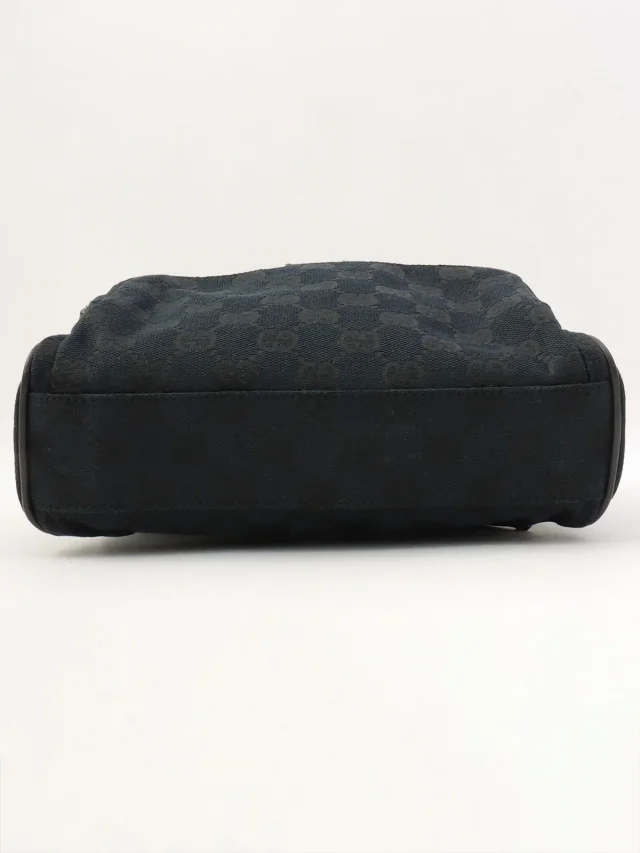 Gucci GG Canvas Backpack Black in Black Canvas from VINTAGE QOO TOKYO, photo 10 of 13