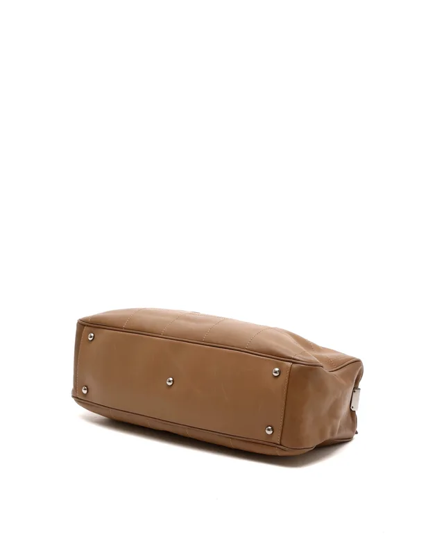 Chanel CC Choco Bar Tote Bag in Leather from A Retro Tale, photo 5 of 8