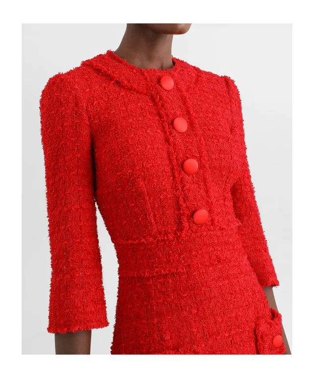 Dolce & Gabbana short dress in rachel tweed, photo 5 of 5 from SENSER