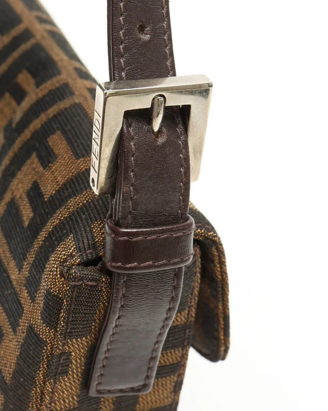 Fendi Zucca Shoulder Bag in Canvas from A Retro Tale, photo 7 of 11