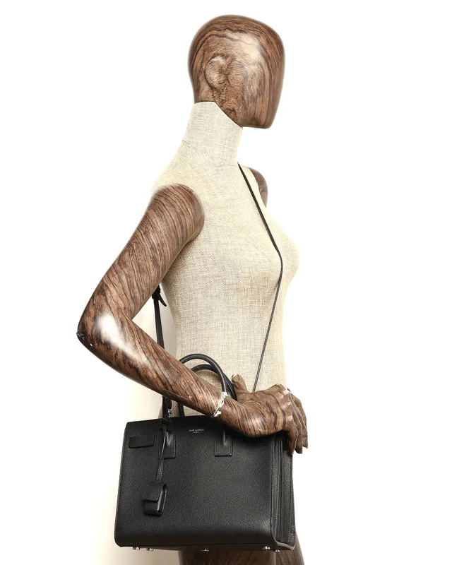 Saint Laurent Baby Sac De Jour Bag in Leather from A Retro Tale, photo 9 of 9