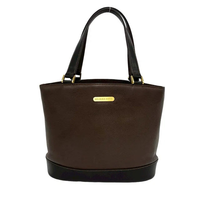 Burberry Leather Tote Bag in Leather from LuxUness