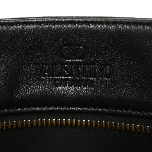 Valentino Garavani Nappa Small Viva Superstar Shopping Tote Black Brown in Black Nappa leather from FASHIONPHILE, photo 6 of 9