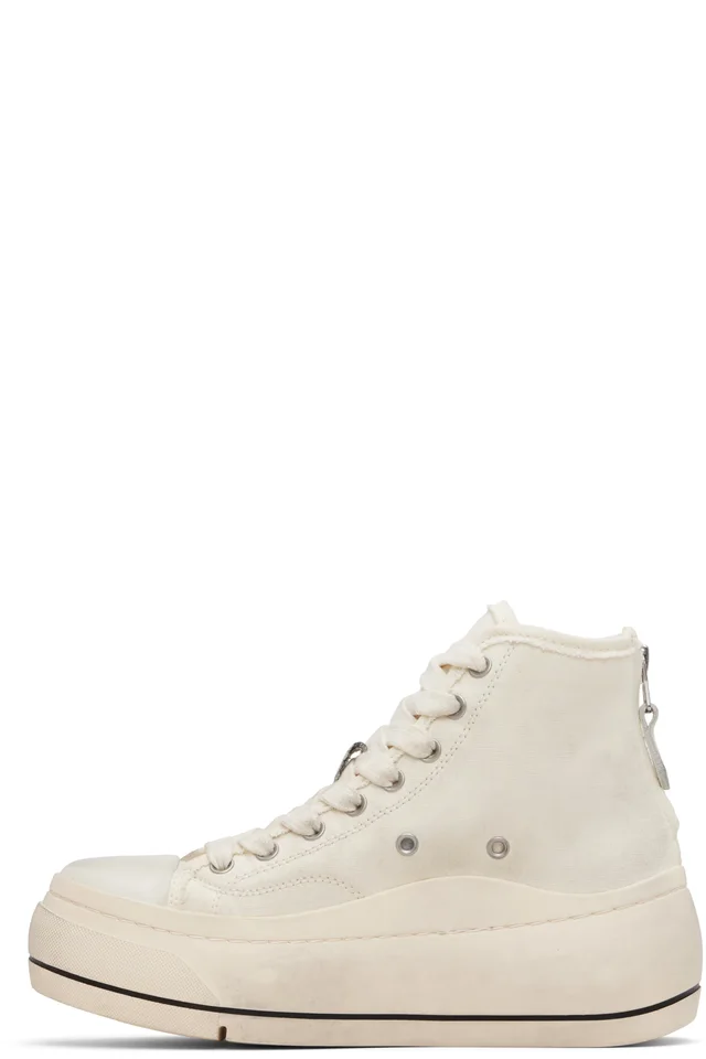R13 Off-White Kurt High Top Sneakers, photo 3 of 5 from SSENSE