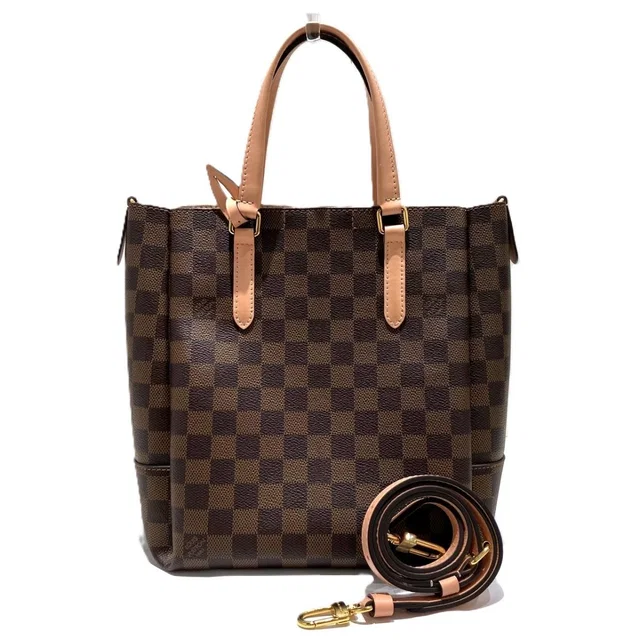 Louis Vuitton Belmont Damier Handbag Canvas in Canvas from The Reluxe