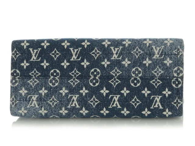 Louis Vuitton Monogram Denim Onthego MM in Blue Denim from Ann's Fabulous Finds, photo 7 of 10