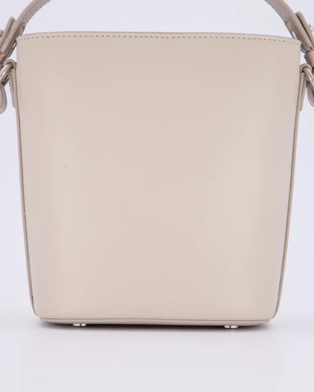 Loro Piana Beige Crossbody Bucket Bag in Beige Calfskin from Sellier, photo 14 of 18