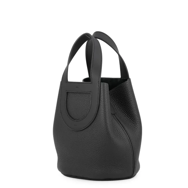 Hermès In the loop Black Taurillon Clemence Swift Leather Size 18 in Black Clemence leather from GALLERY RARE, photo 2 of 12
