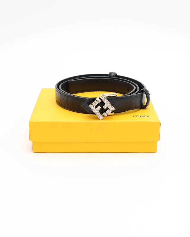 Fendi FF Logo Reversible Belt, Size 80 in Leather from A Retro Tale, photo 5 of 5
