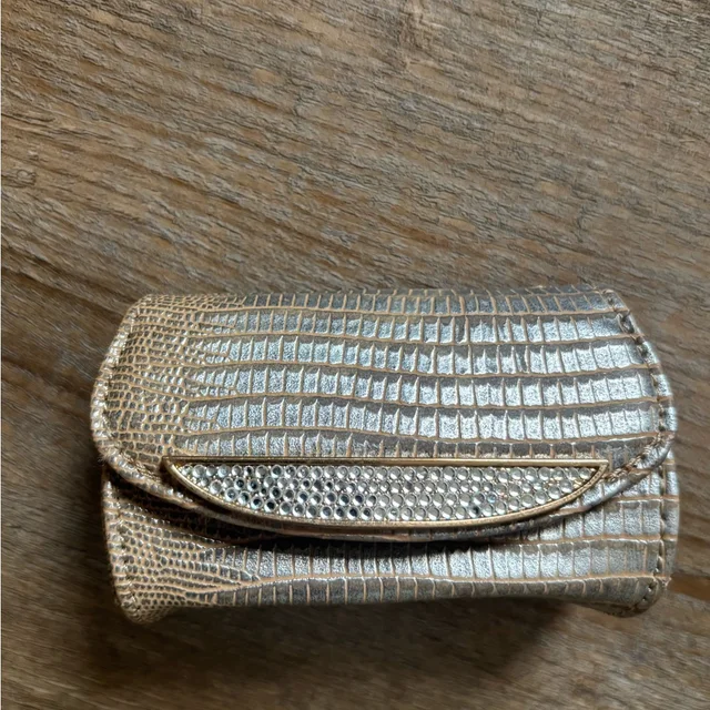 Judith Leiber Croc And Swarovski Crystal Micro Bag in silver|gold|gray Crocodile from Poshmark