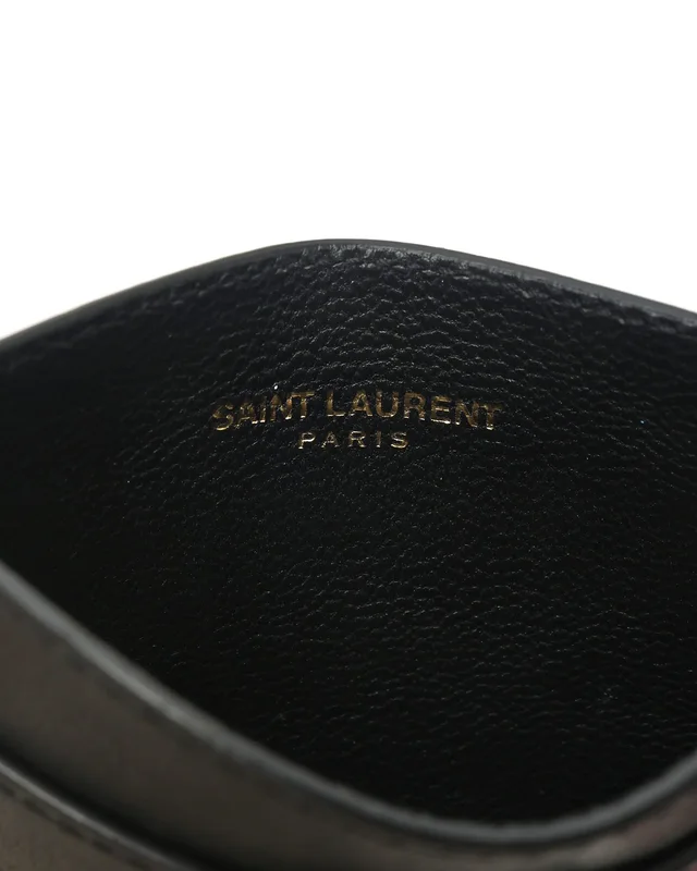 Saint Laurent Y Card Holder in Leather from A Retro Tale, photo 3 of 4