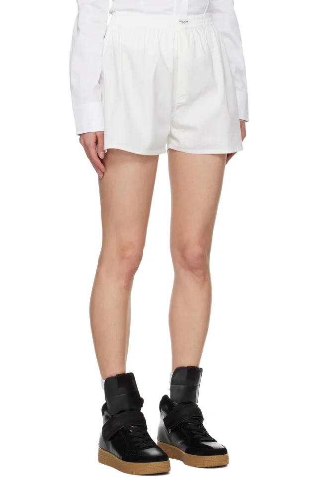 Ottolinger White Boxer Shorts, photo 2 of 4 from SSENSE