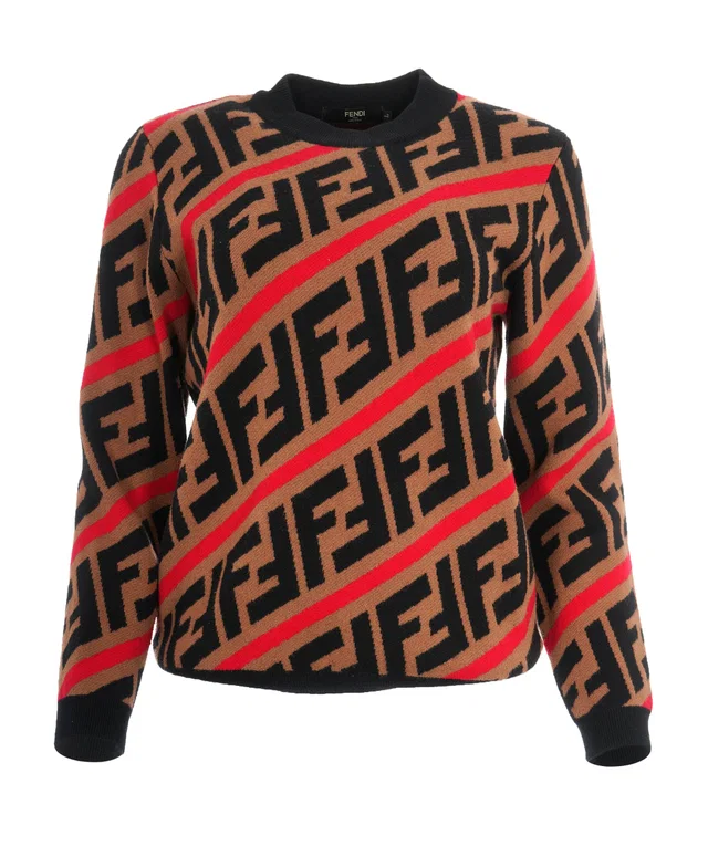 Fendi Logo Jumper in Wool from Luxury Promise