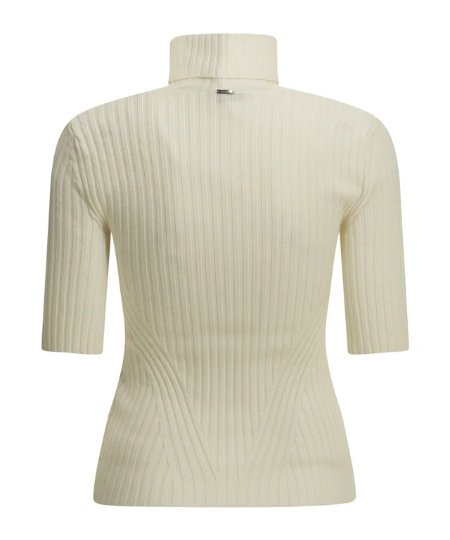 Herno ribbed-knit short-sleeve sweater, photo 2 of 8 from SENSER