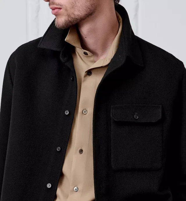 Dior Homme Flap Pocket Long-Sleeved Overshirt, photo 2 of 3 from SENSER