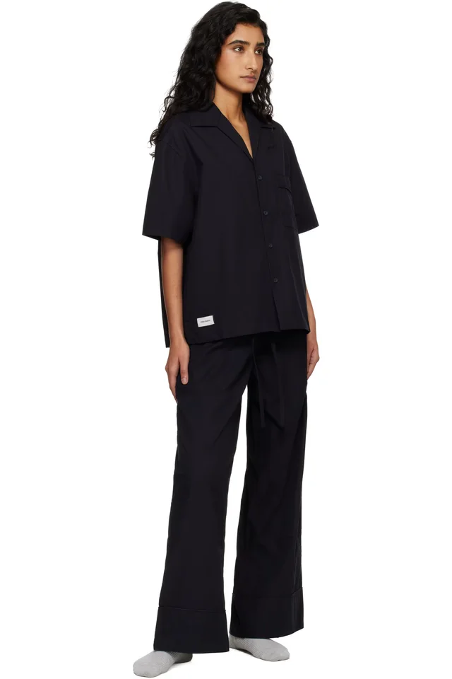 Entire Studios Black Pajama Lounge Pants, photo 4 of 4 from SSENSE