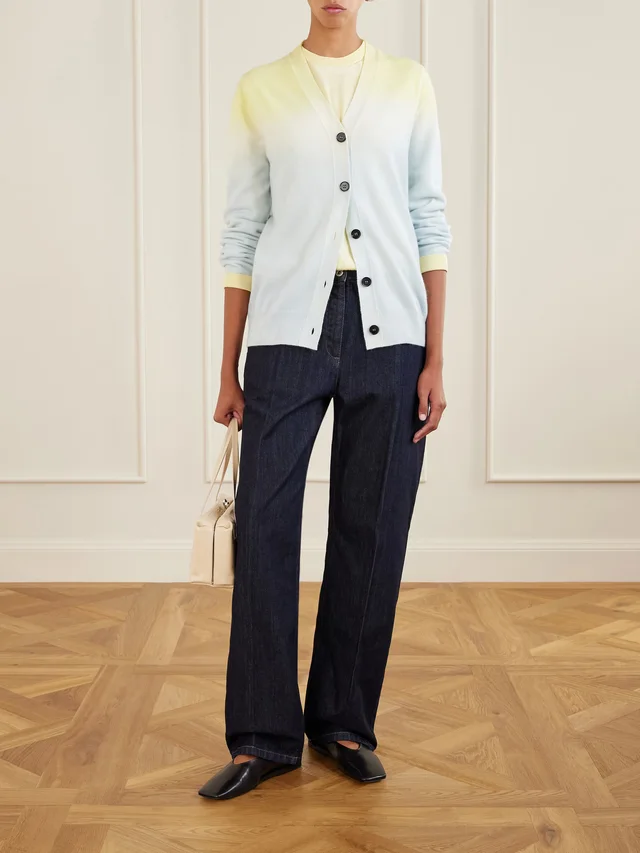 JIL SANDER Dégradé wool cardigan, photo 2 of 2 from NET-A-PORTER (Canada)