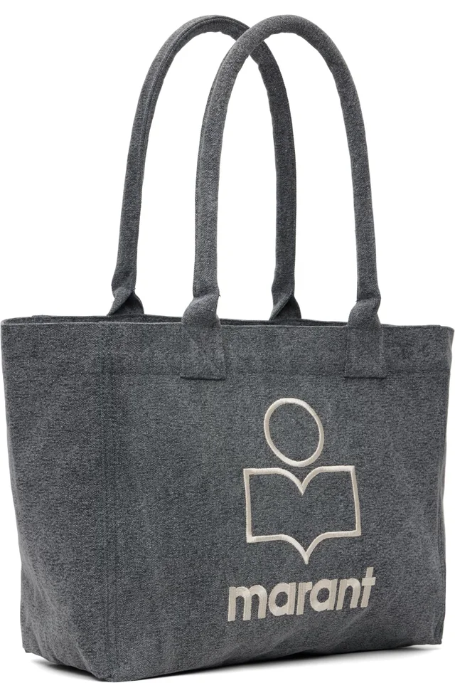 Isabel Marant Gray Yenky Zipped Tote, photo 2 of 4 from SSENSE