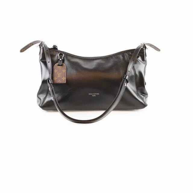 Louis Vuitton Carryall Vibe East West Black in Black Leather from The Purse Affair