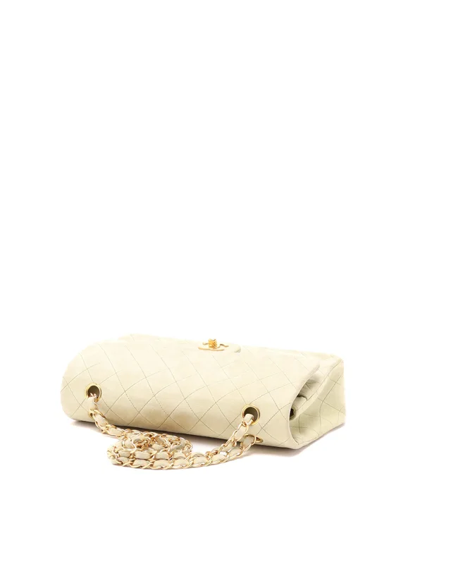 Chanel Classic Medium Double Flap Suede Bag in Suede from A Retro Tale, photo 5 of 11