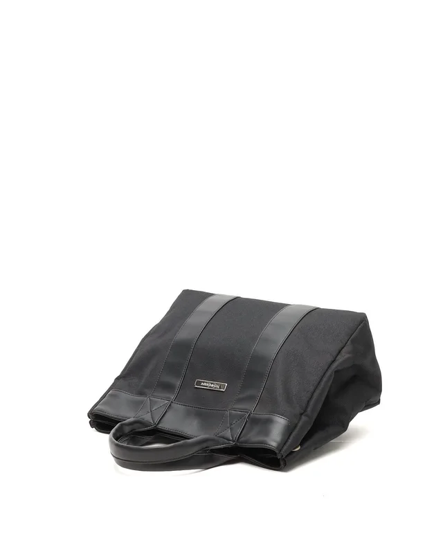 Saint Laurent Logo Plate Tote Bag in Canvas from A Retro Tale, photo 4 of 8