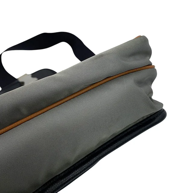 Prada Triangle Logo Shoulder Bag Black/Gray/Brown2VD769 Nylon Saffiano LeatherLeather in Black Saffiano leather from GALLERY RARE, photo 9 of 18