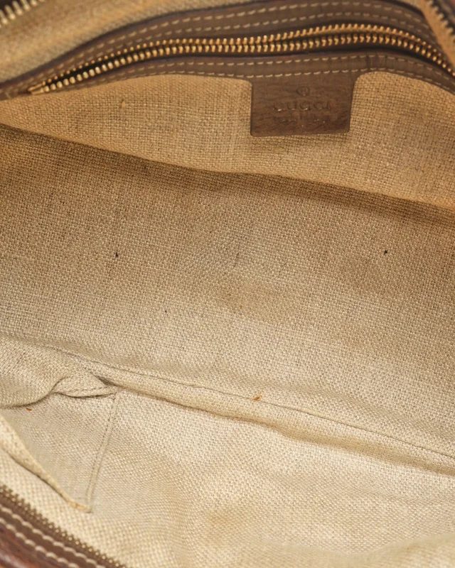 Gucci Web Capri Chain Bowler Bag in Canvas from A Retro Tale, photo 14 of 15