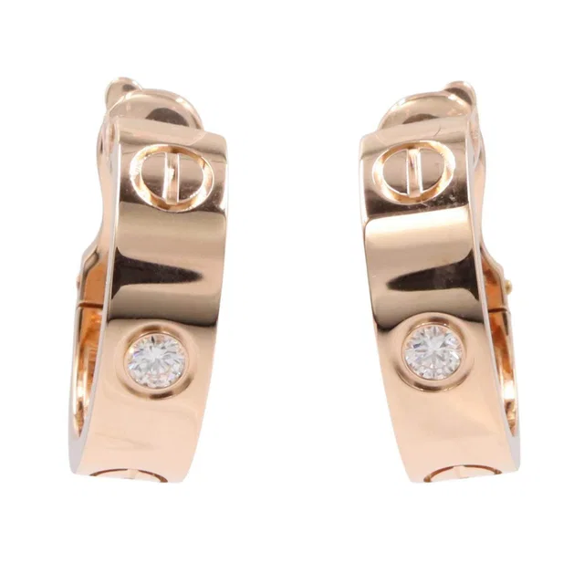 Cartier Love Hoop Au750 Diamond Earrings from LuxUness