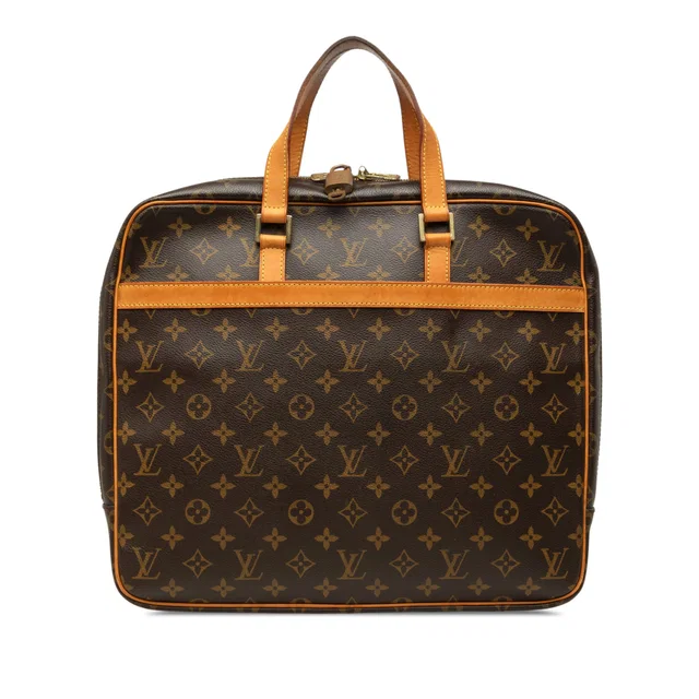 Brown Louis Vuitton Monogram Pegase Porte Documents Business Bag in Brown Coated canvas from Designer Revival